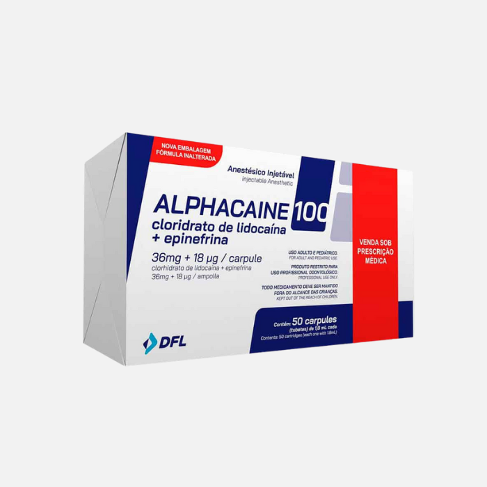 Anestesia Alphacaine al 2% DFL - Dental Macaya