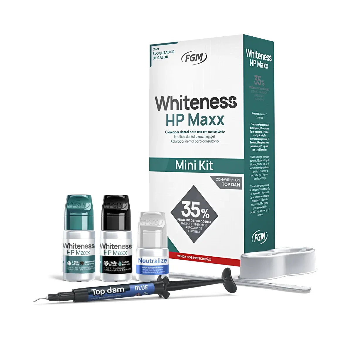 Blanqueamiento Whiteness HP Maxx 35% - 3 Pacientes