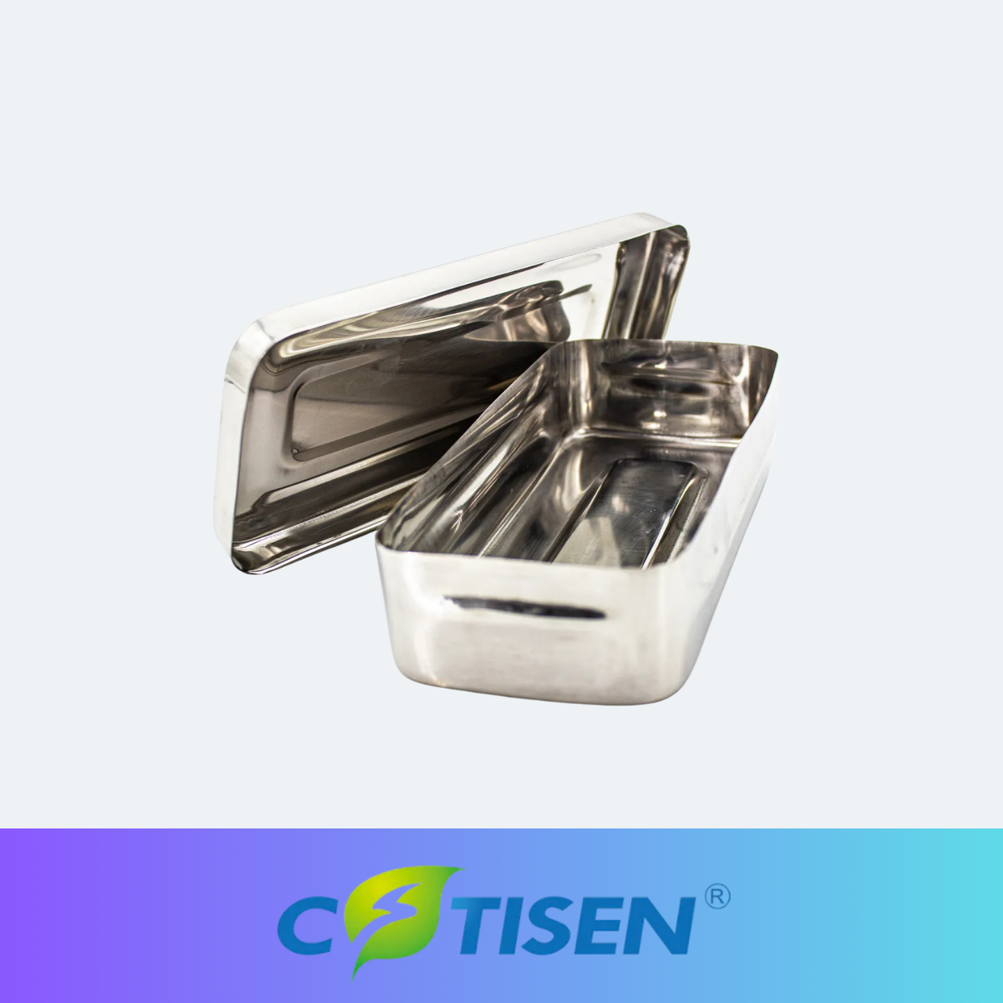 Caja metálica para esterilizar