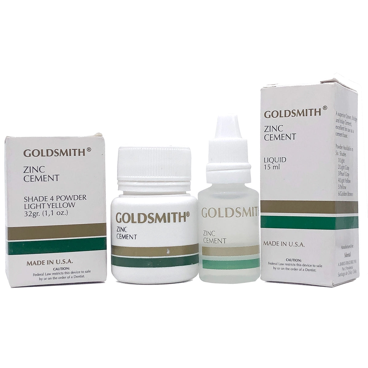 Cemento Fosfato de Zinc - Goldsmith