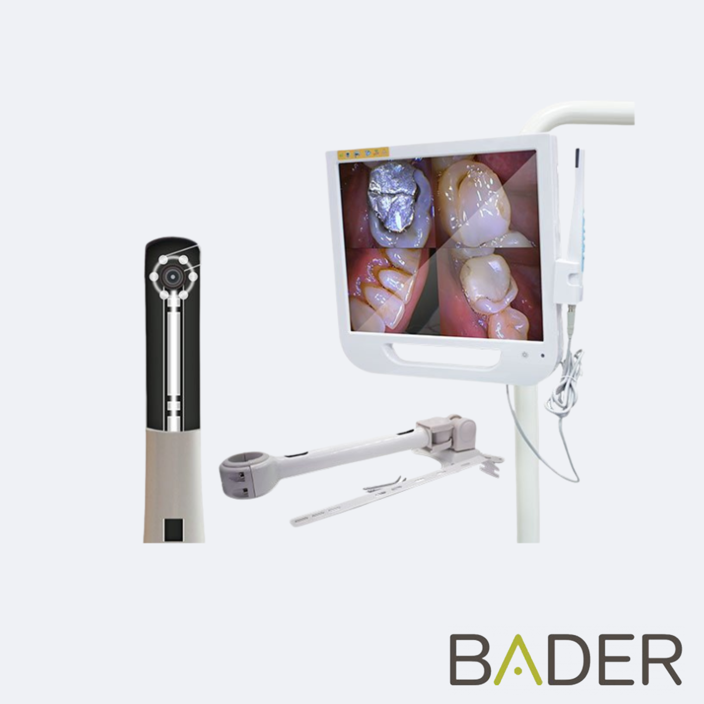 Set Multimedia - Camara Intraral + TV + Brazo Soporte Metálico