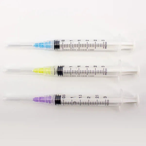 Jeringas con Agujas para Irrigación Dental Plasdent