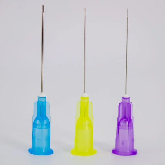 Jeringas con Agujas para Irrigación Dental Plasdent