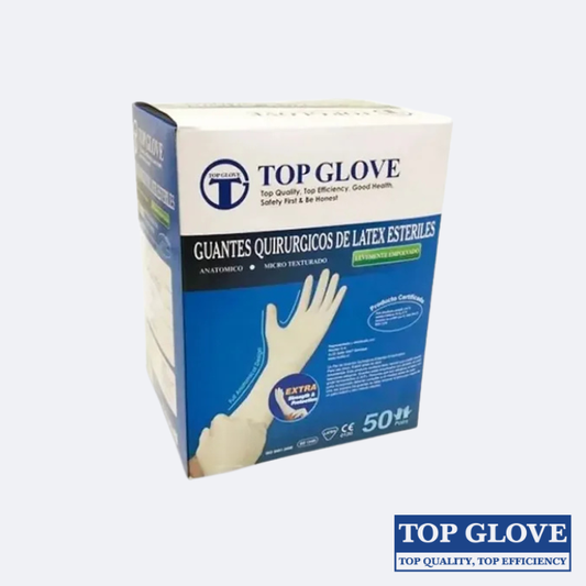 Guantes Estériles de Látex - 1 Par