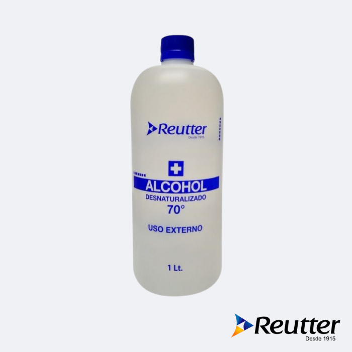 Alcohol Desnaturalizado de 70° - 1 litro