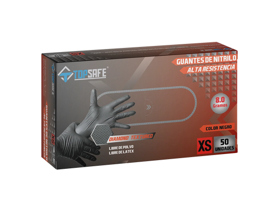 Guante de Nitrilo Negro