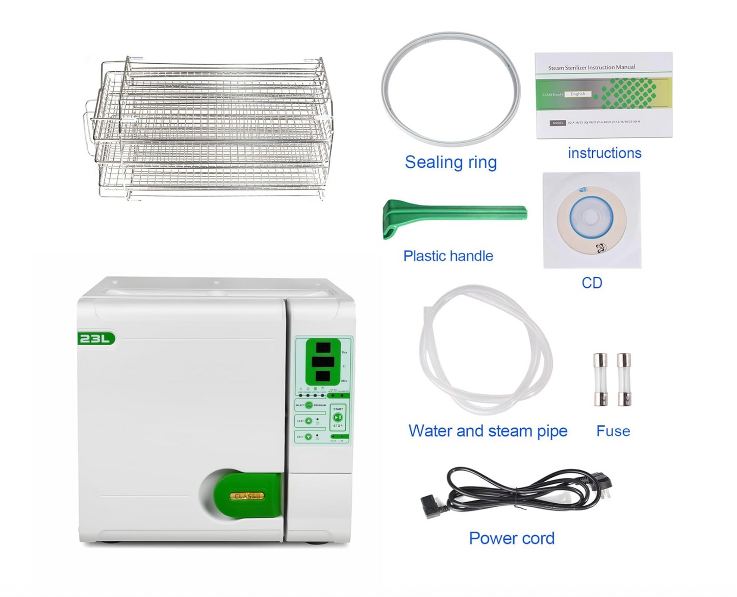 Autoclave Automático Clase B JY-23 Litros