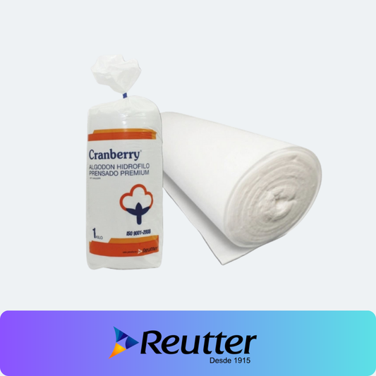 Algodón Hidrófilo Prensado Cranberry
