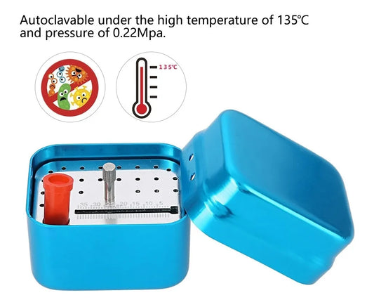Caja organizadora de limas colors - 30 orificios