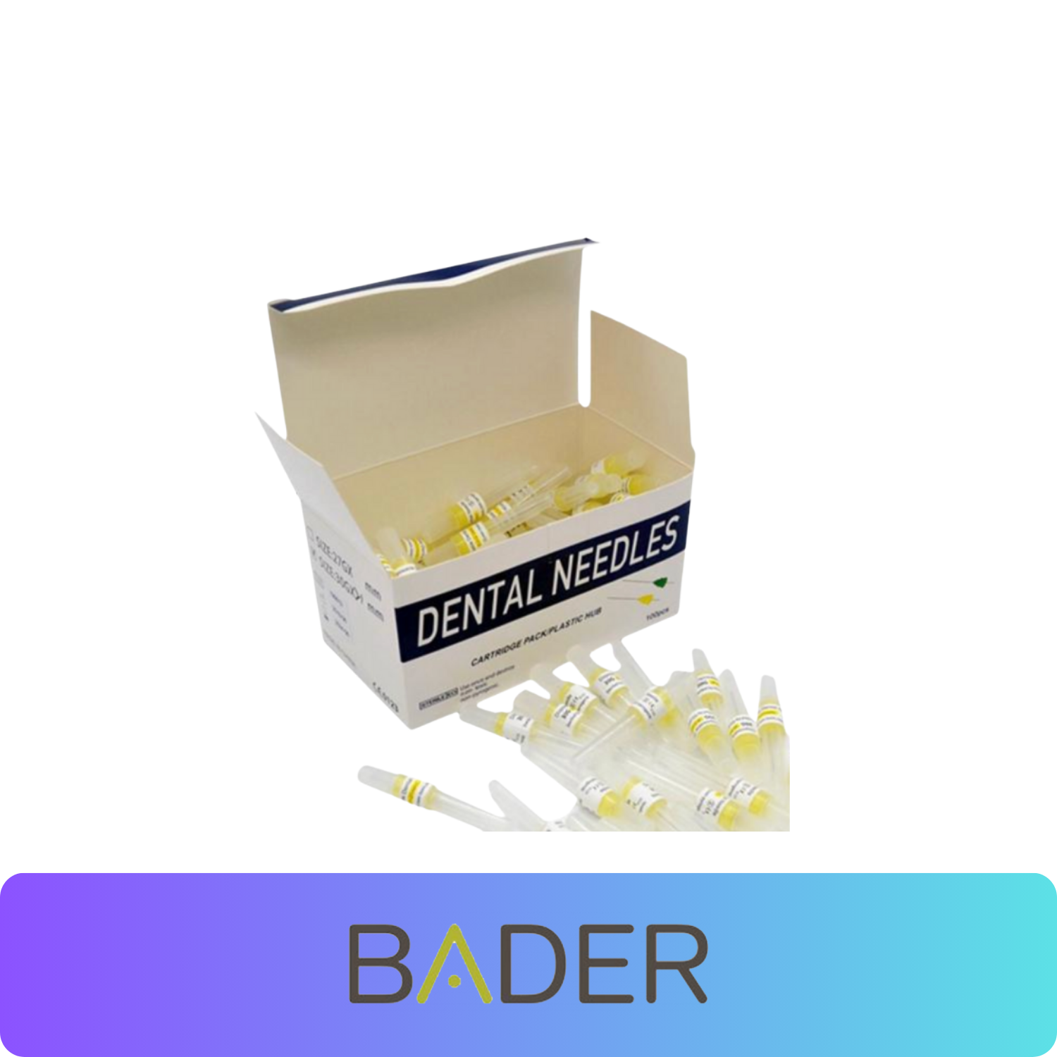Agujas Cortas Bader 30G x 21mm - Dental Macaya