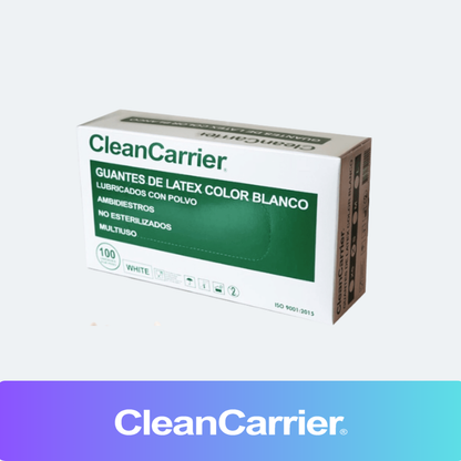 Guantes de Látex Cleancarrier
