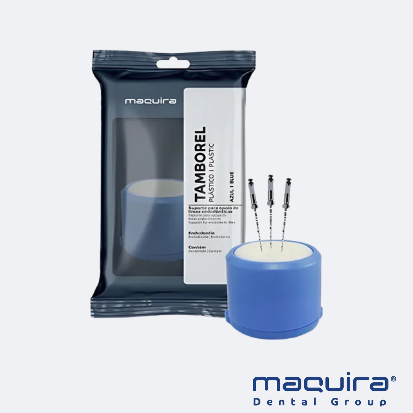 Esponjero azul Tamborel Autoclavable