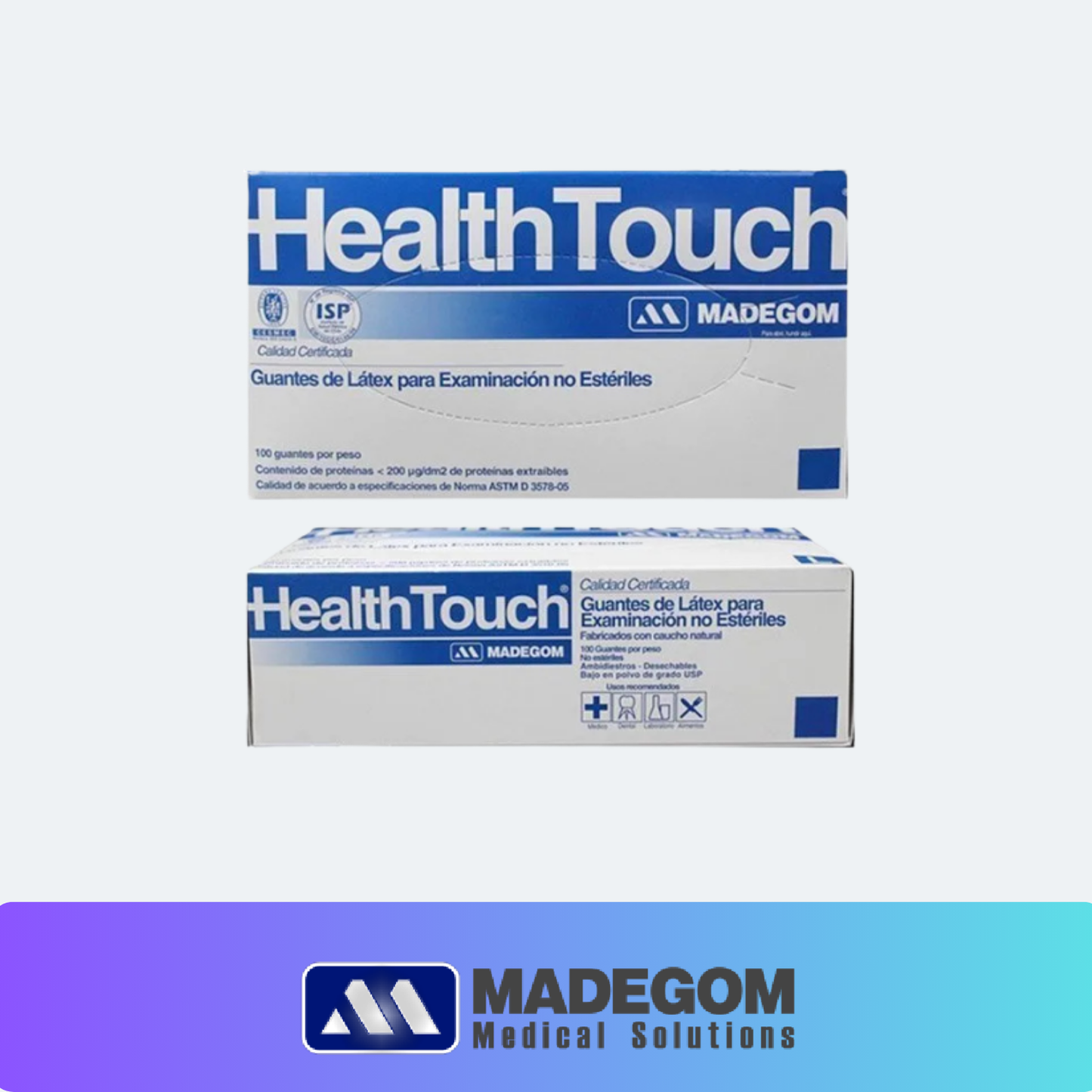 Guantes de Látex HealthTouch