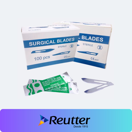Hojas de bisturí - 100 Unidades