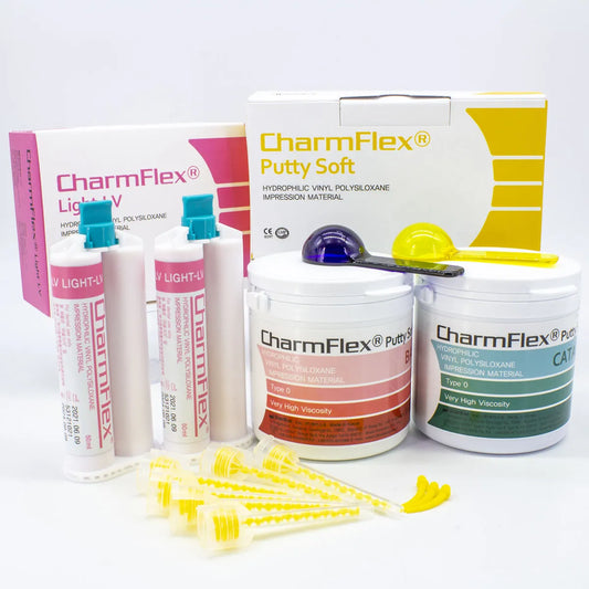 Kit Silicona Adición CharmFlex Putty + Light LV - Dentkist