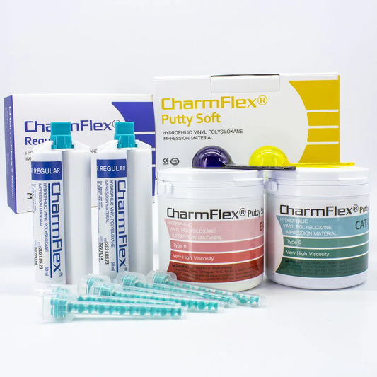 Kit Silicona Adición CharmFlex Putty + Regular - Dentkist