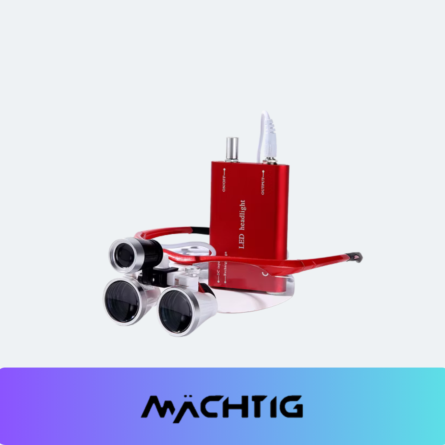 Lupa Binocular Led Machtig
