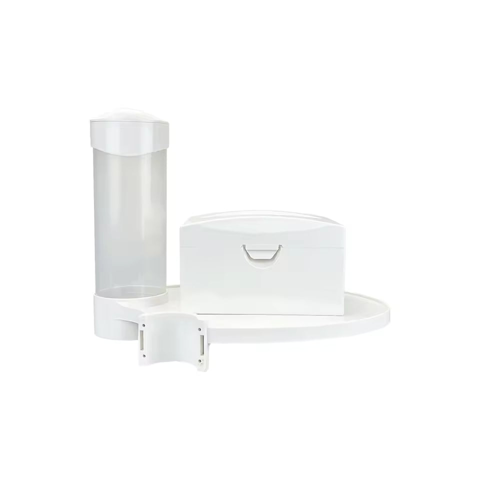 Set Bandeja auxiliar Ovalada + Dispensador vasos + Dispensador servilletas