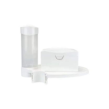 Set Bandeja auxiliar Ovalada + Dispensador vasos + Dispensador servilletas