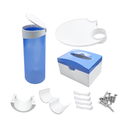 Set Bandeja auxiliar Ovalada + Dispensador vasos + Dispensador servilletas