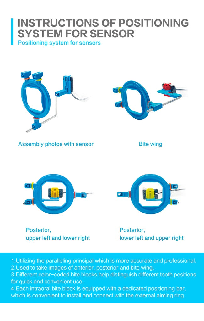 Set Posicionador para Sensor intraoral universal 2.0