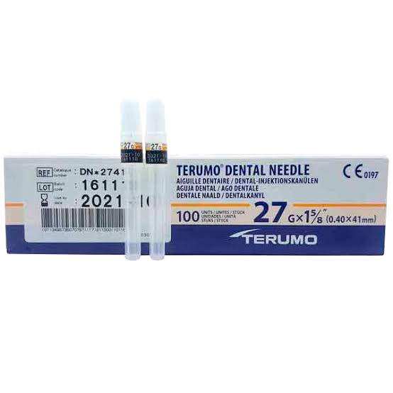 Aguja Larga 27G 40 x 41mm - Terumo