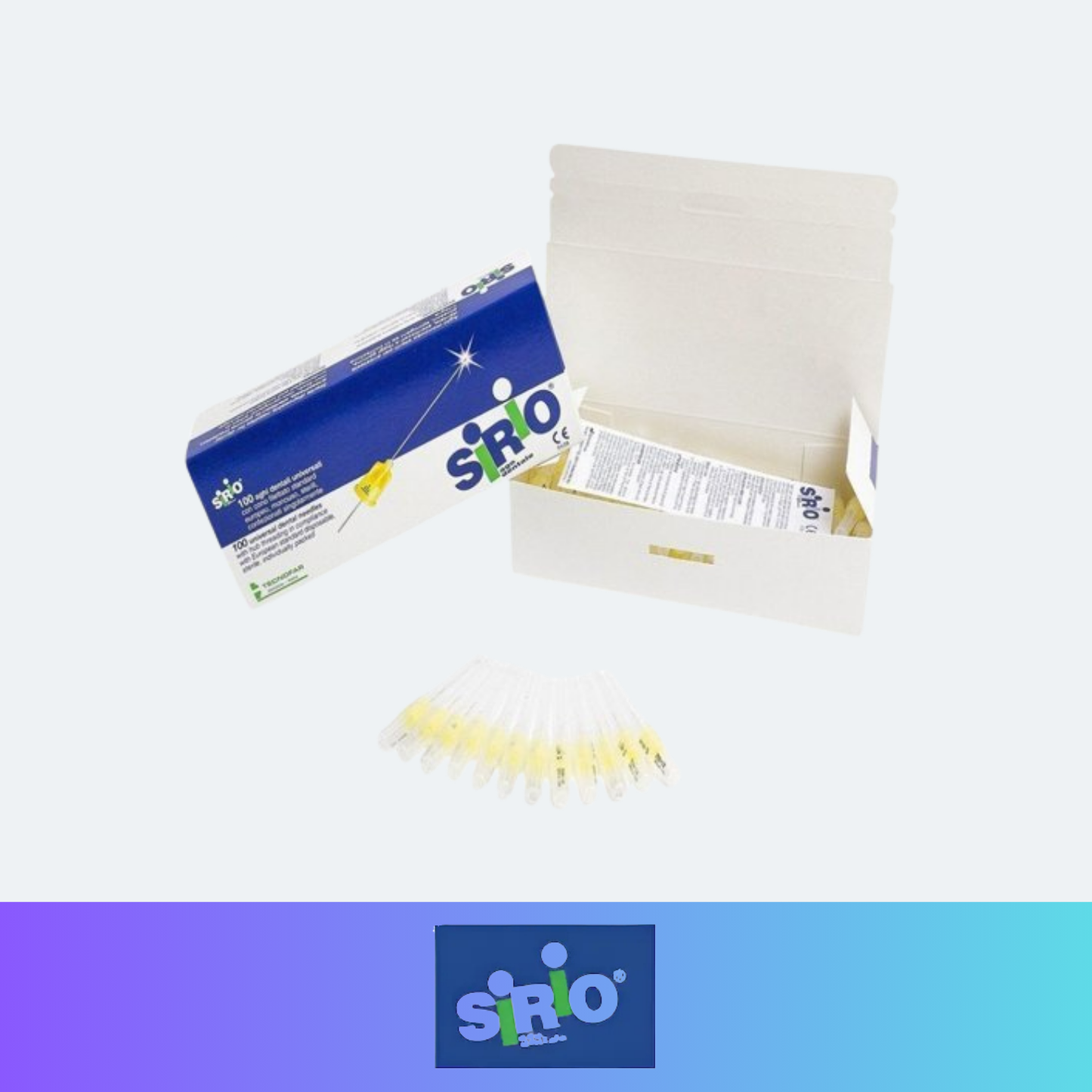 Agujas Cortas Sirio 30G x 22mm