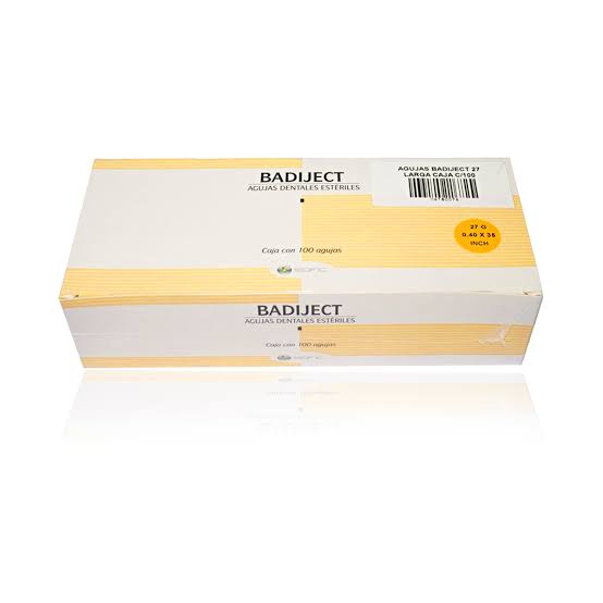 Aguja Larga Estéril Novocol 27G x 35mm