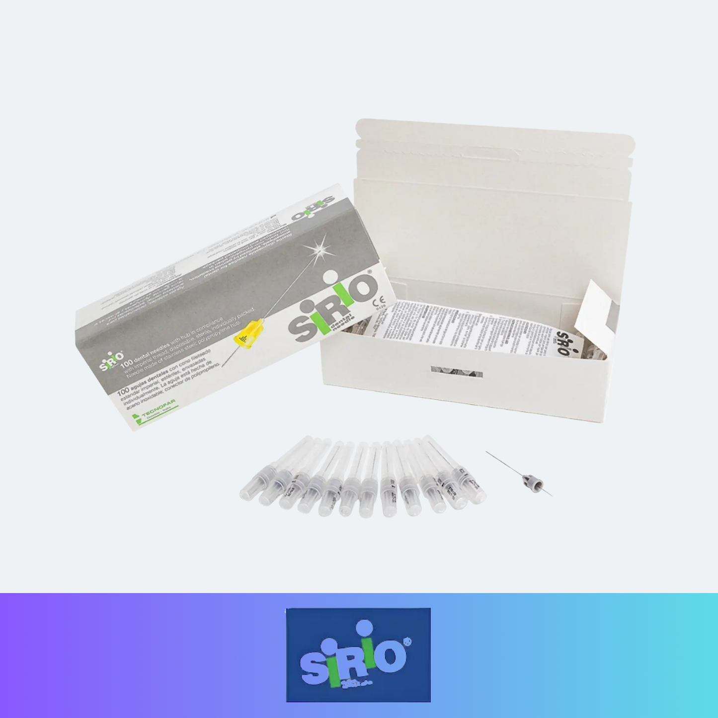 Aguja Larga Sirio  27G x 38mm