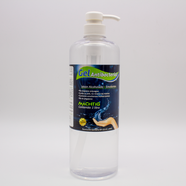 Alcohol Gel antibacterial 1 litro - Machtig