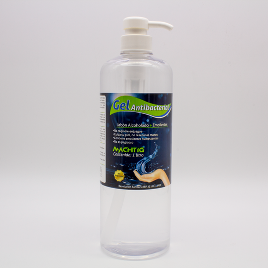 Alcohol Gel antibacterial 1 litro - Machtig
