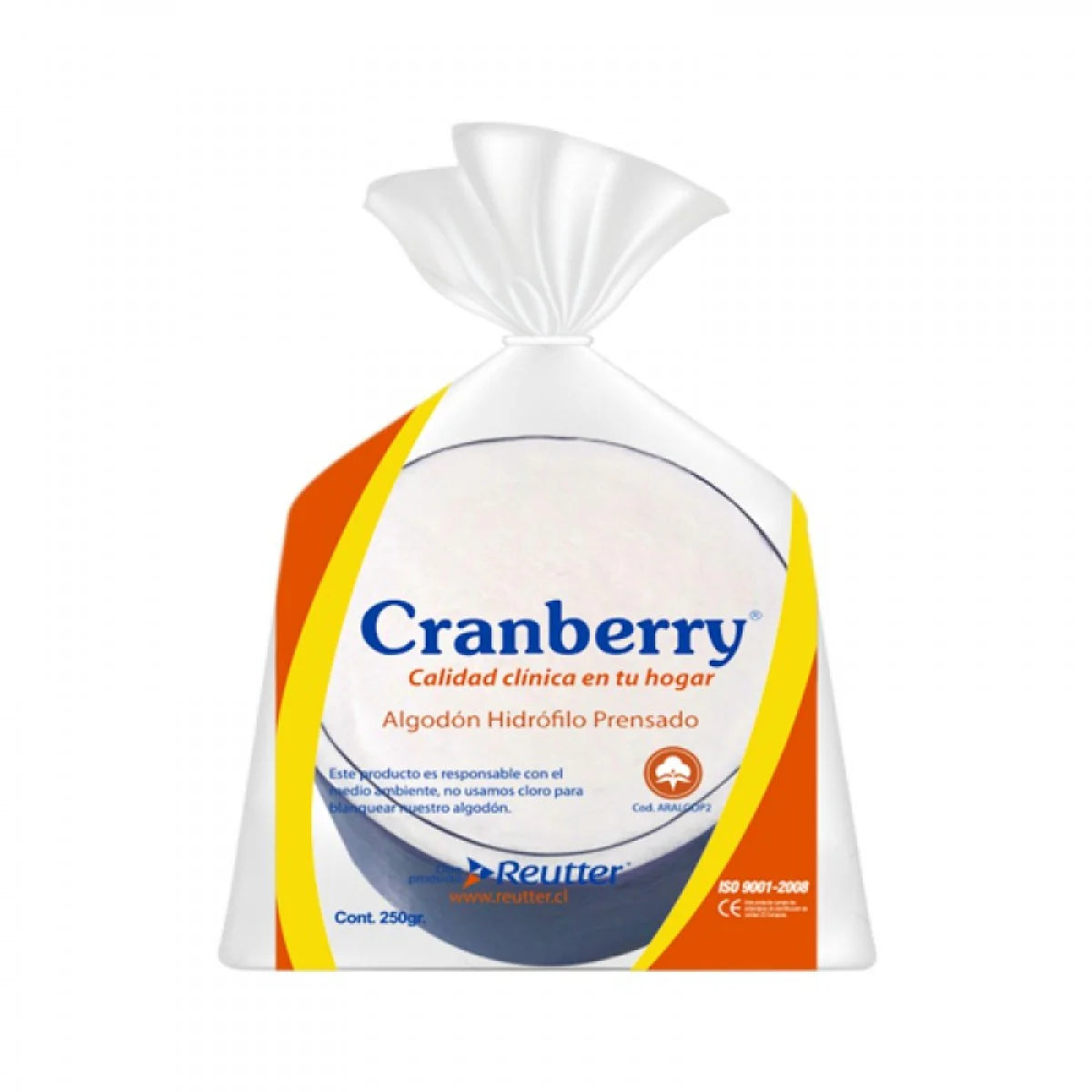 Algodón Hidrófilo Prensado Cranberry