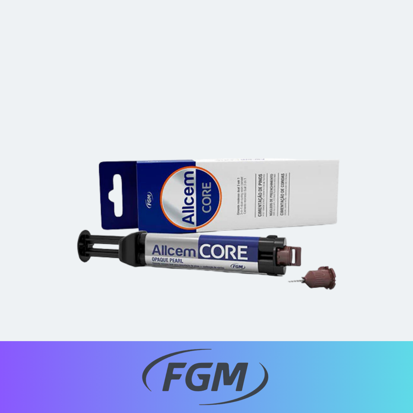 Allcem Core Cemento de Resina - Jeringa 6g