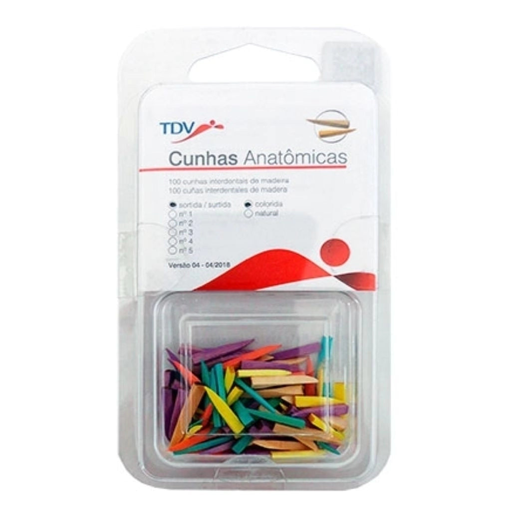 Cuñas de Madera Surtidas x 100 uds - TDV