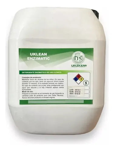 Detergente Enzimático 5 Litros - Urzken