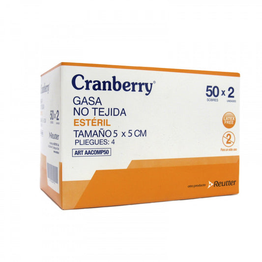Gasa Estéril Cranberry - Reutter