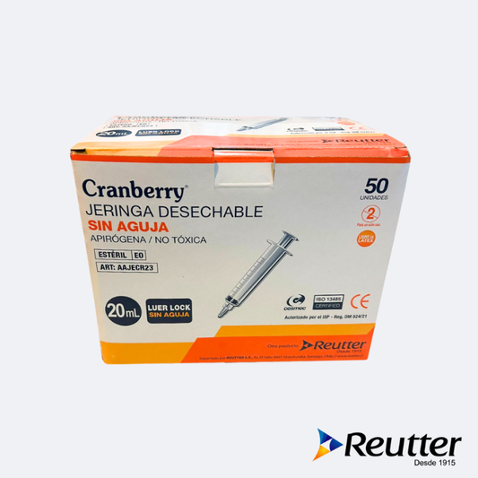 Jeringas Desechables Cranberry