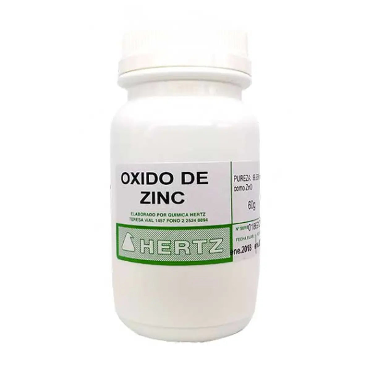 Oxido de Zinc 60g - Hertz