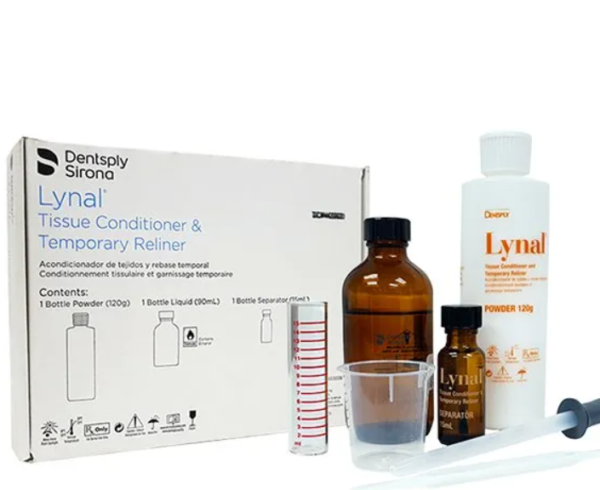 Imagen Acondicionador de tejidos Lynal Dentsply material para rebase